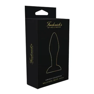 Frederick s of Hollywood Silicone Butt Plug Black