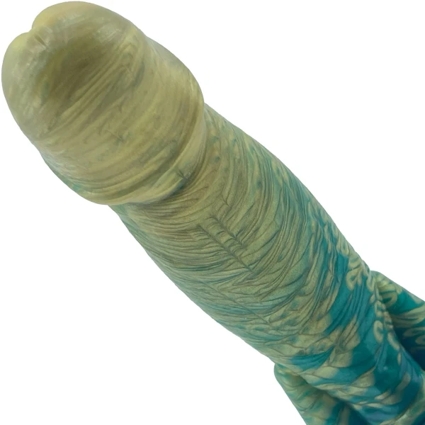 The Futanari 9.5" Silicone Fantasy G-Spot Dildo By Uberrime - Mardi Gras