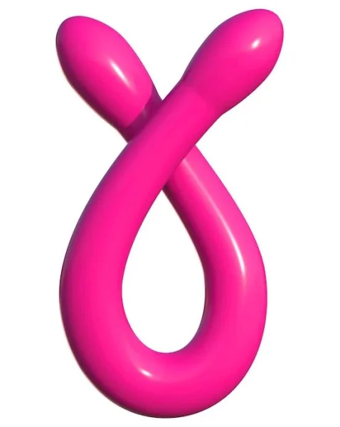 Classix Double Whammy Double Ended Dildo - Pink - 17.2 Inch