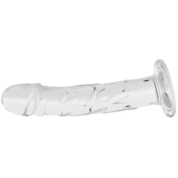 Blown Medium Realistic Glass Dildo
