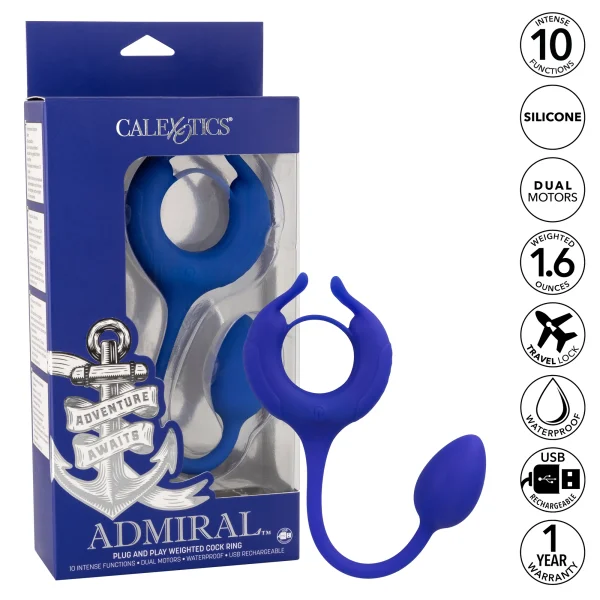 Admiral Plug and Play Weighted Cock Ring