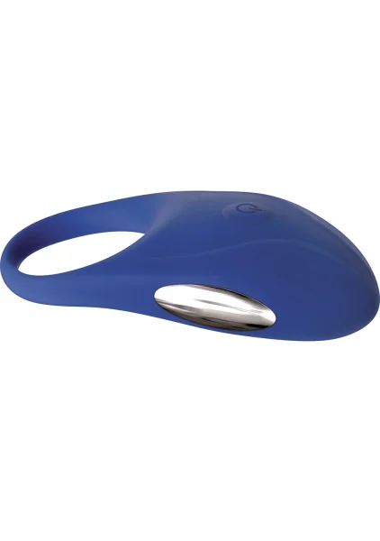 Adam & Eve Rechargeable Couples Penis Ring - Blue