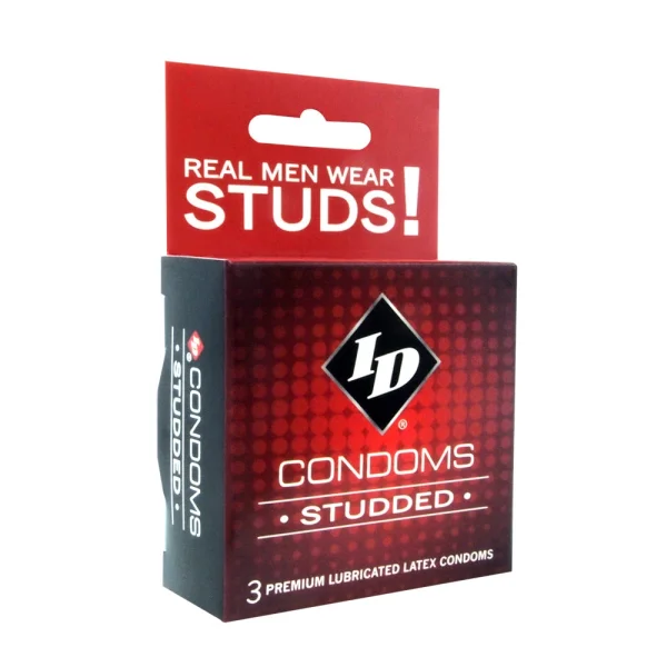 ID Studded Condoms | 3-Pack