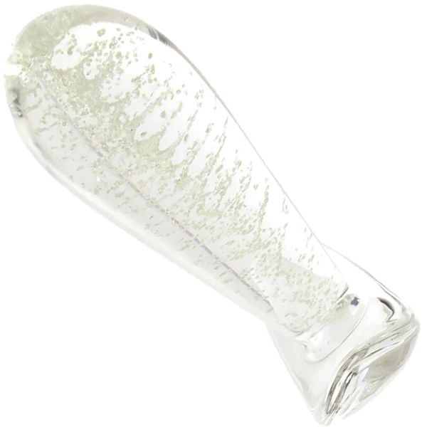 Whipsmart Glow In The Dark Glass Drop Butt Plug