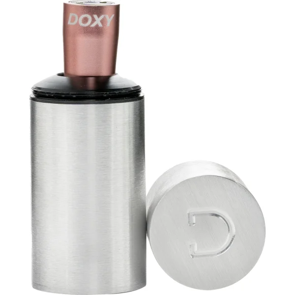 Doxy Bullet Rechargeable Waterproof Aluminum Vibrator - Rose Gold