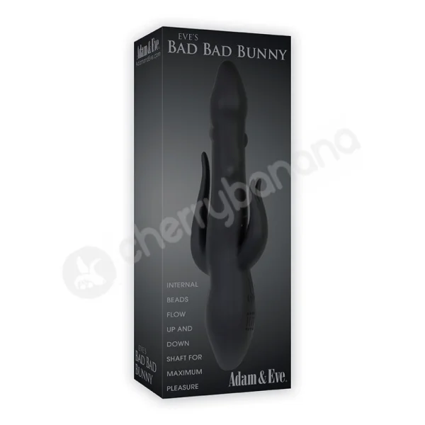 Adam & Eve Black Eve's Bad Bad Bunny Vibrator