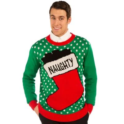 Xmas Sweater Naughty L XL