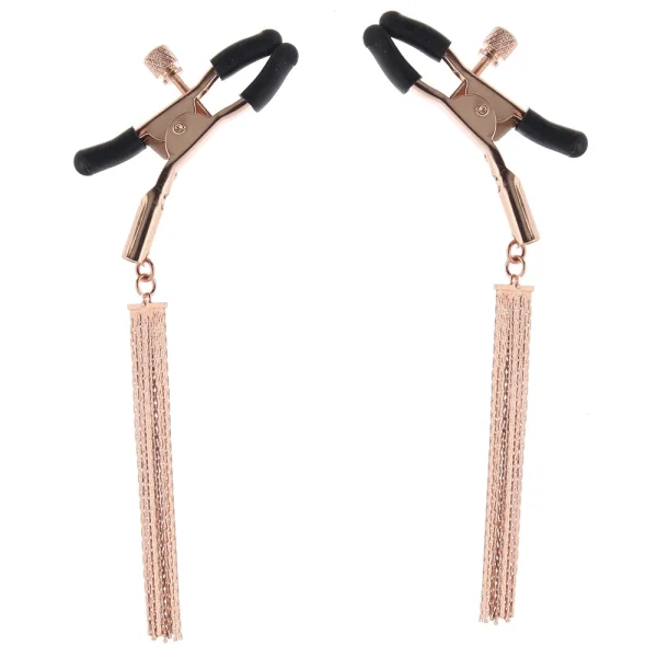 Bound Adjustable D2 Nipple Clamps by NS Novelties - Rose Gold