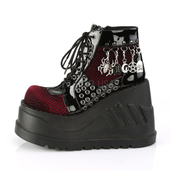 4 3/4 inches PF Lace-Up Wedge Bootie, Inside Zip — image 7 of 8