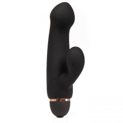 Bondara Black Silicone 20 Function Smooth Rabbit Vibrator