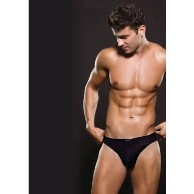 Envy Microfiber Thong Small medium Black