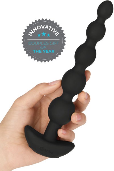 B-Vibe 3 Motor Vibrating Silicone 8.2" Anal Beads with Remote