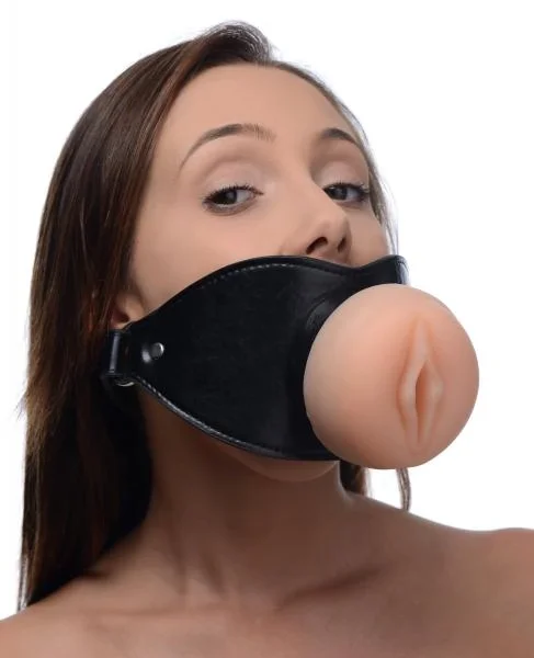 Pussy Face Oral Sex Mouth Gag Black — image 5 of 8