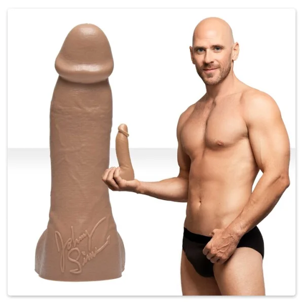 Fleshlight Guys Johnny Sins Silicone Realistic Dildo - 8.1 Inch