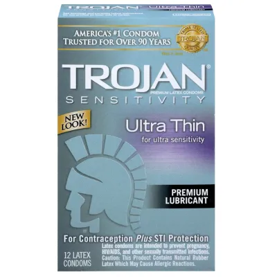 Trojan Ultra Thin Condoms Box of 12