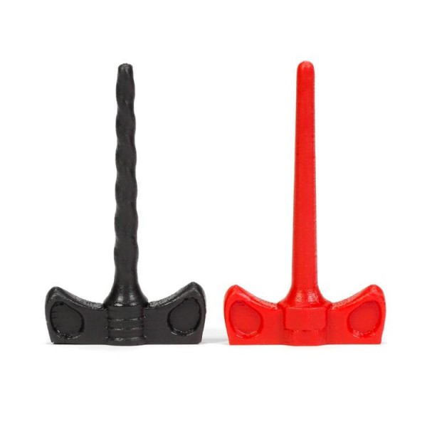 Oxballs Cock Screw Silicone Urethral Sound Kit, Set of 2