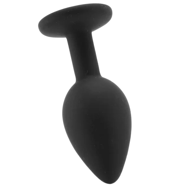 Regular Diamond Butt Plug - Black