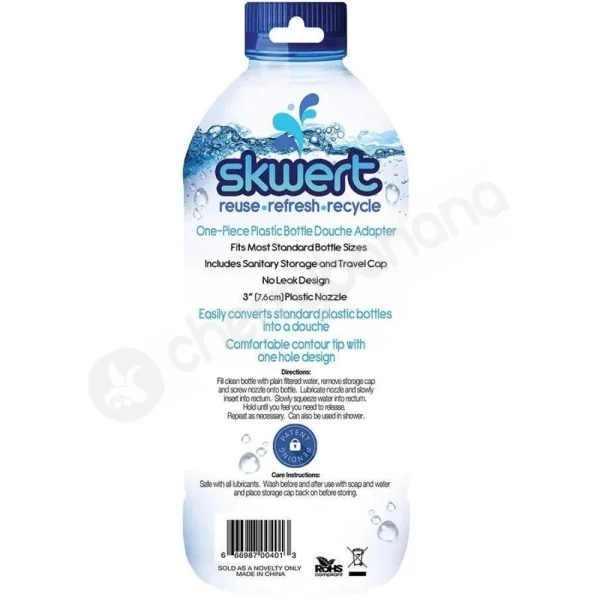 Boneyard Skwert 1 Piece Water Bottle Douche Adapter