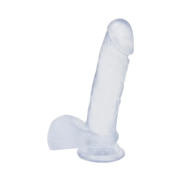Crystal Jellies 7in Realistic Cock W/balls