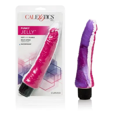 Funky Jelly Vibe 7 5 Inches Pink purple