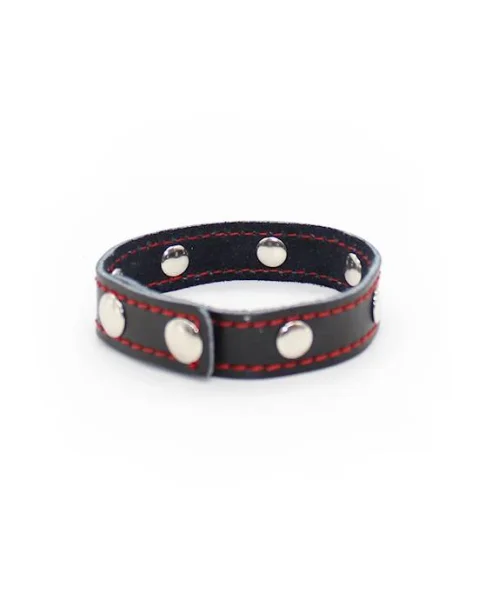 Leather Cock Ring Black