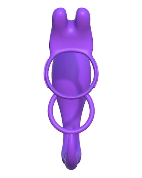 Fantasy C-ringz Ass-gasm Vibrating Rabbit - Purple