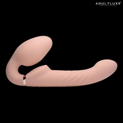 UStrap Inflatable Vibrating Strapless Strap On with Remote