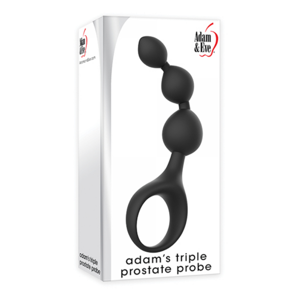 Adam & Eve Adam's Triple Prostate Probe - Black