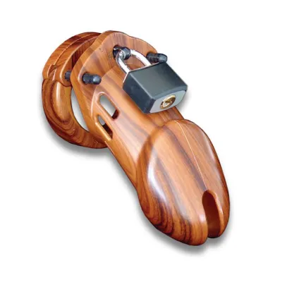 Cb6000 Wood Chastity Device 325 Wood 3 25 Inches