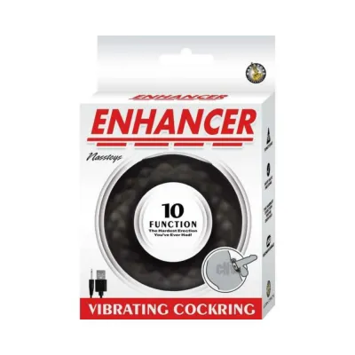 Nasstoys Enhancer Vibrating Cockring Silicone Black