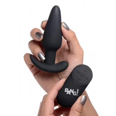 Remote Control 21X Vibrating Silicone Butt Plug