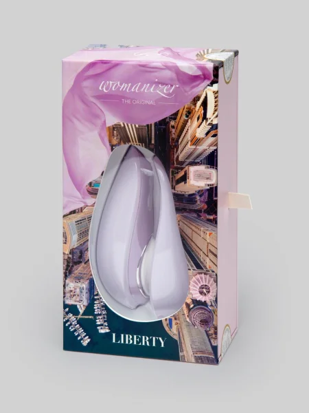 Womanizer Liberty Rechargeable Travel Clitoral Suction Stimulator (Lilac)
