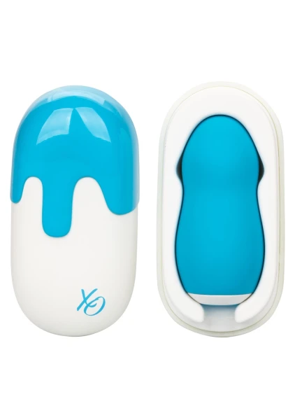 Sugar Dream Rechargeable Waterproof Silicone Clitoral Vibrator By CalExotics - Blue