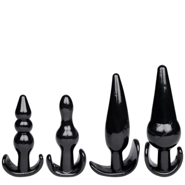 Bondara Pick And Mix Black 4 Piece Butt Plug Set