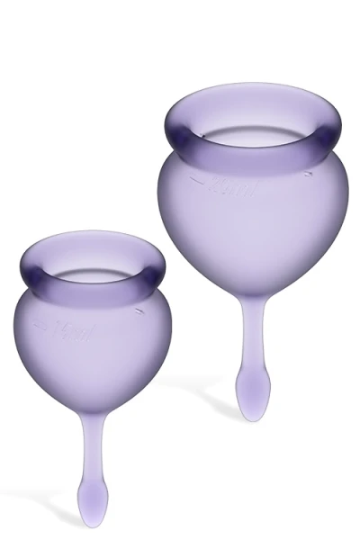 Satisfyer Feel Good Silicone Menstrual Cups (2 Pce)