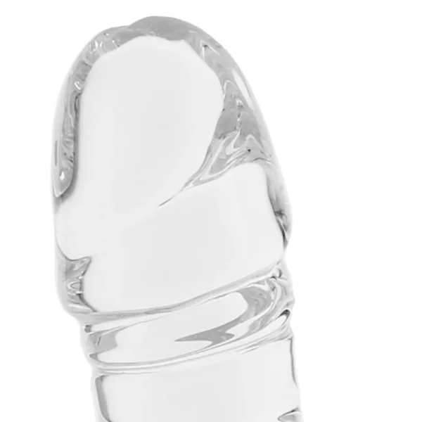 Blown Medium Realistic Glass Dildo