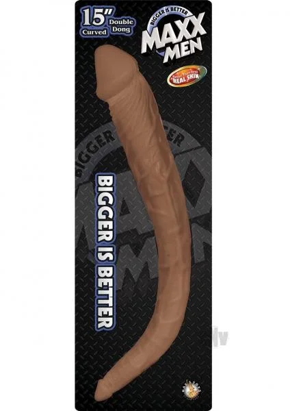 Maxx Men's 15 inches Crystal Curved Double Dong