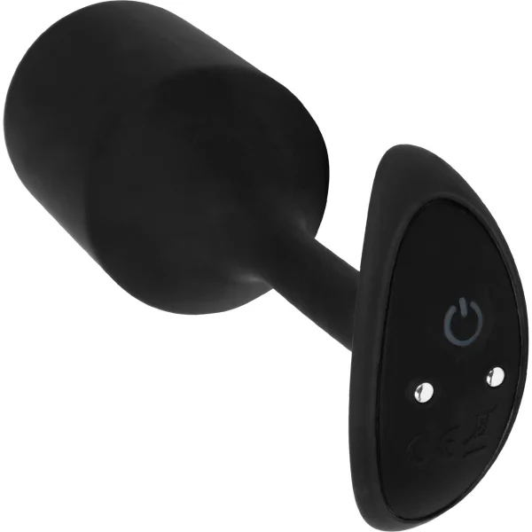 b-Vibe Vibrating Snug Plug 4 Rechargeable Vibrating Anal Toy - Black