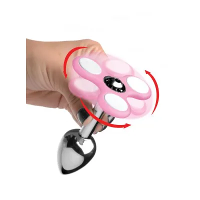Frisky Light Up Fidget Ass Spinner Anal Plug Pink