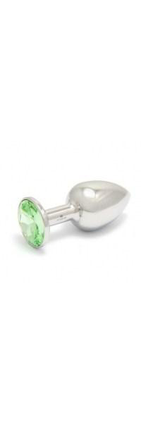 Rosebud: Stainless Steel & Crystal Plug - Medium