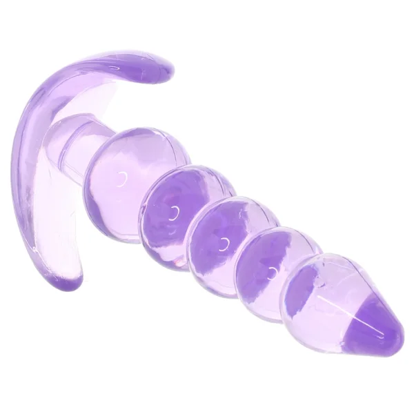 Adam & Eve Bumpy Delight Anal Plug - Purple
