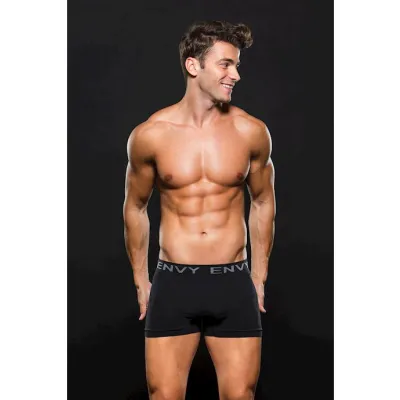 Seamless Trunk With Logo Black S m