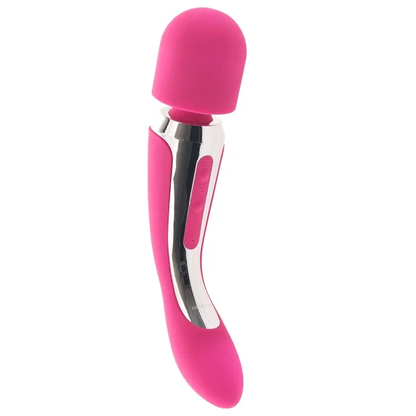 Embrace Body Wand Rechargeable Silicone Wand Style Vibrator - Pink