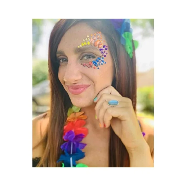 Neva Nude Crystal Pasty Pride Tribe Face — image 8 of 9