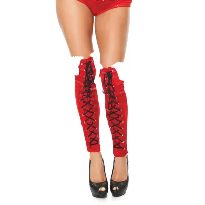 Velvet Sparkle Fur Santa Boot Covers