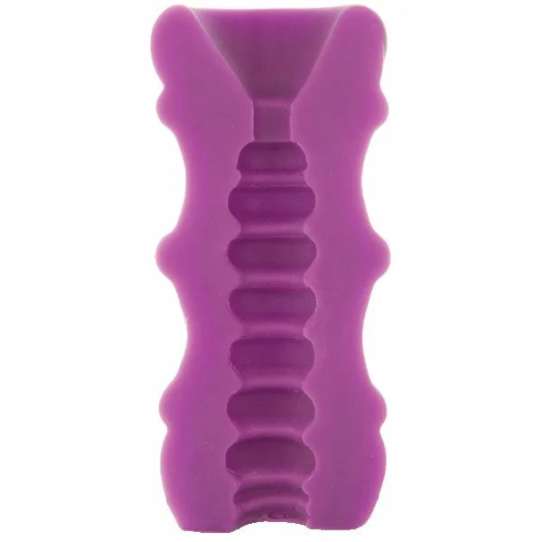 Mood Pleaser Thick Ribs Purple Masturbator — image 4 of 5