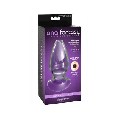 Anal Fantasy Elite Mega Anal Gaper 5 Inch Clear 4 9 Inch