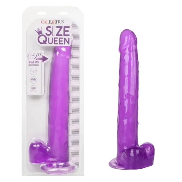 Size Queen 12 inch-30.5 Cm  - Purple