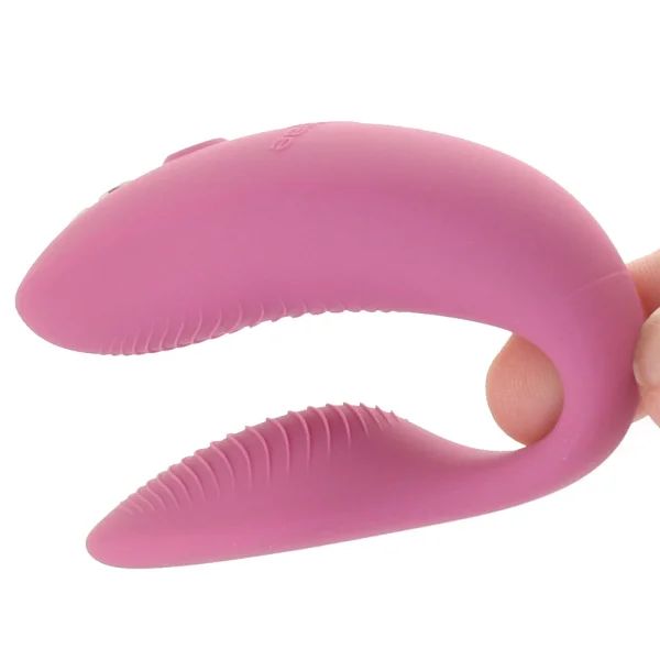 We-Vibe Sync Rechargeable Silicone Remote & App Controlled Couples Vibrator - Dusty Pink