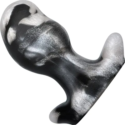 Oxballs Ergo Medium Silicone Butt Plug Platinum Swirl